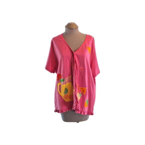 Michael Simon light cardigan size 2x vtg - Picture 1 of 10